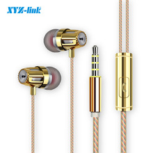 1 Pcs Original Bright Fashion Earphone Perfume Headphone Metal Line In-Ear 3.5mm Earbud for all Mobile Phone MP3 Player HD Audio