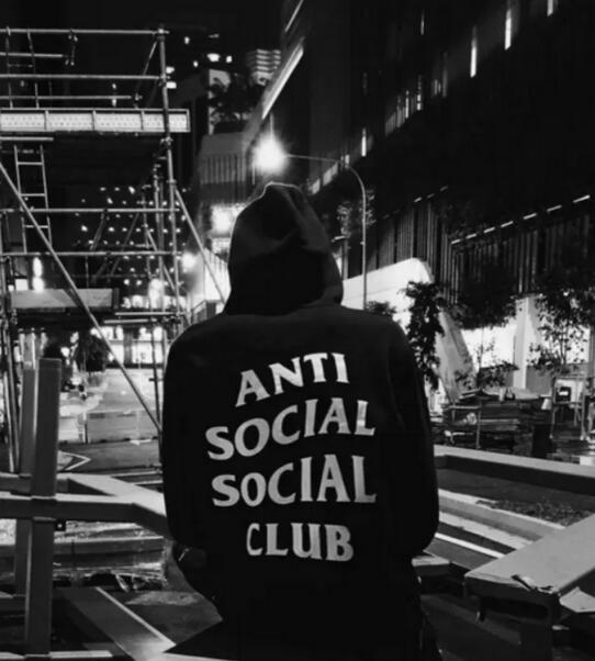 Новый АНТИ СОЦИАЛЬНЫЕ SOCIAL CLUB АГОС Классический ТОЛСТОВКА хип-хоп Мужчины Kanye Yeezy Толстовки Дворец Скейтборд Толстовки Мужские Пуловеры 1:1 Qualit
