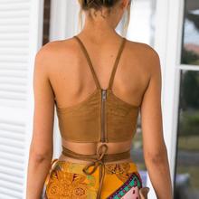 Women Tank Tops Bustier Bra Vest Crop Top Shirt Blouse Cami Good-looking
