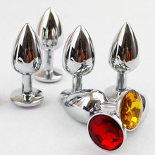 Metal Butt Plug Anal Plug Toy anal beads Adult Sex erotic Products Toy For Men Women