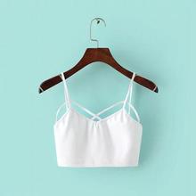 Sexy Women Female Strappy Cut Out Bra Bralette Bustier Crop Top Cropped Tops Tank Cheap Blusa