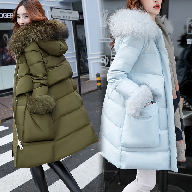 15 Winter White Duck Down Coats for Women X-Long Style Warm Parka Jacket With Fur Collar Winter Down Coat Plus Size Down Jacket 2