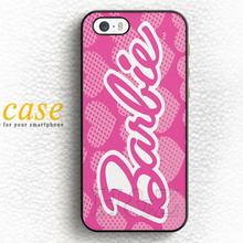 Hot For BARBIE PINK LOGO Hard Back Shell Mobile Phone Cases Accessories For iPhone 6 6