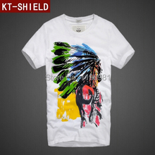 2015 New 100 Quality Cotton T Shirts Men Short Sleeve Summer Tops For Man Famous Brand
