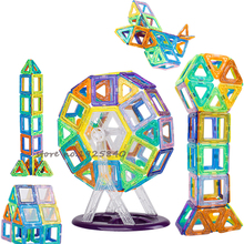 Mini 30pcs 50pcs 60pcs Educational Toys For Children 3D Construction Building Blocks Models Assembly Kits Magnetic Designer Toys
