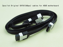 Mainboard HDD Data cable 50CM 2pcs/lot High Speed Original sata 3 6Gbps sata3.0 Cable For Asus Motherboard SSD