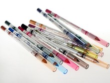 12 Color Glitter Lip liner Eye Shadow Pencil Pen Cosmetic Makeup Set