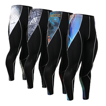 21 Colors MMA Workout Fitness Legging for Men MMA GYM Bodybuilding Skin Tights Men’s Full Long Prints Compression Tight Pants