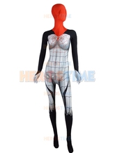 2015 New Spiderman costume 3D Patterns Halloween Cosplay Spandex Silk Spider Costume Cindy Moon Silk Spider Suit free shipping