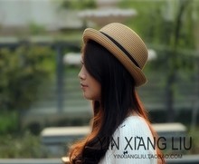Roll Brim Family Sun Hat Lovely Women Baby Straw Bowler Derby Hat 11 Colors Hot
