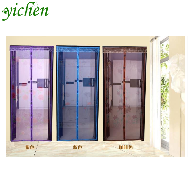 6 size Hot Sale Magnetic Stripe Summer Anti Mosquito Curtains Encryption Mosquito Net On the Door