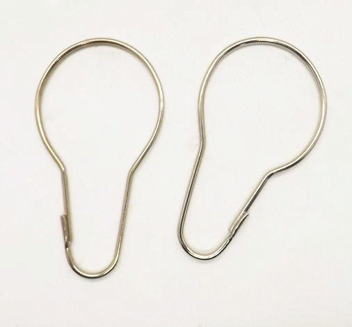New Bath Shower Curtain Hooks Rings Clip Bathroom Easy