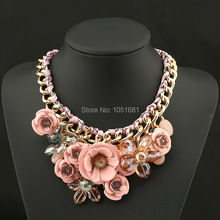 New design spring 2014 gold chain necklace pendant statement necklace major luxury jewelry wholesale