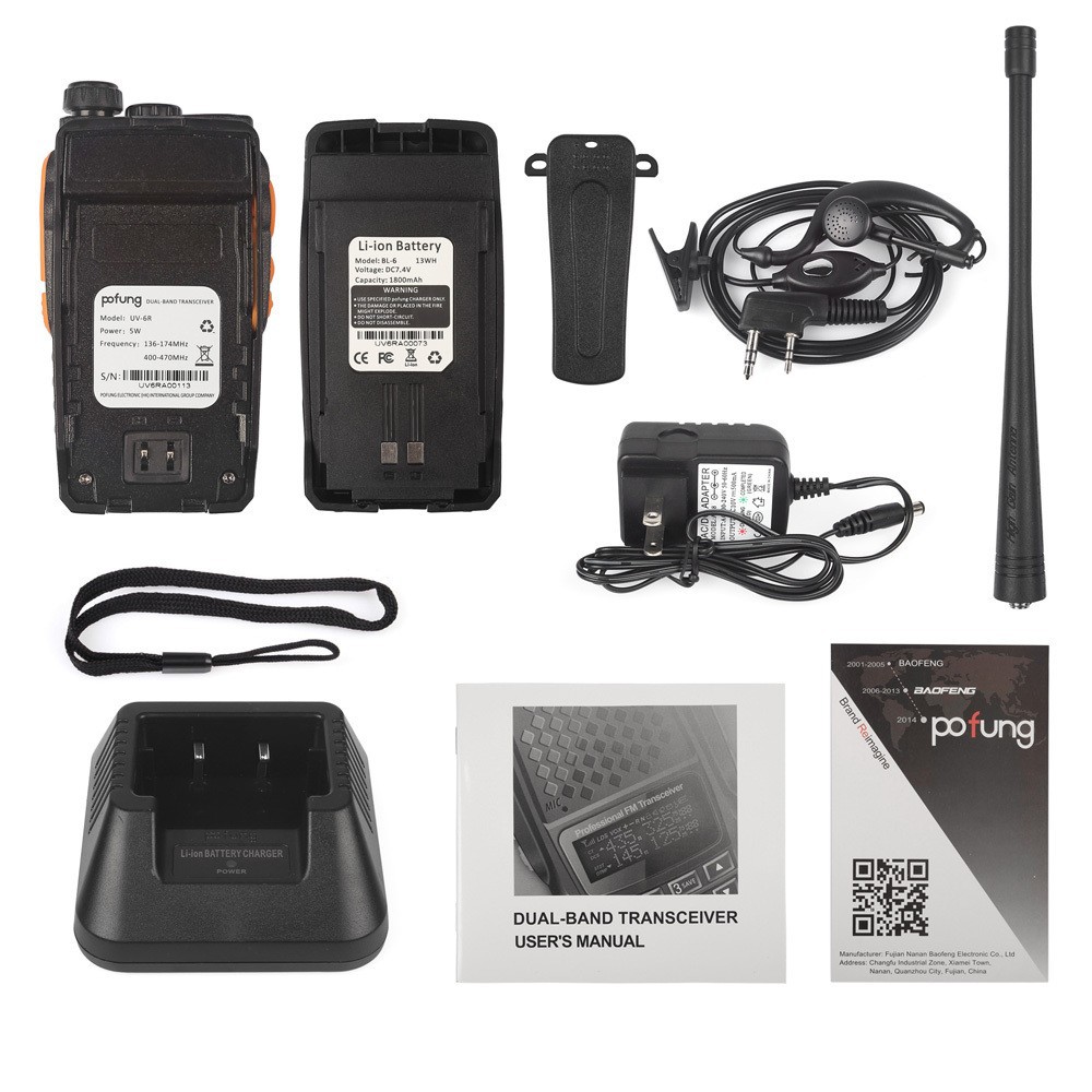 BaoFeng-UV-6R-Two-Way-Radio-Dual-Band-UHF-VHF-Ham-136-174-400-520MHz-Earphone (3)