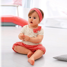 Kids Baby Girls Cherry Clothes Set Dots T shirt Tops Pants 2Pcs Outfits Bow Cotton