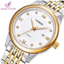 Caliente de moda WEIDE relojes de marca hombres casual sport cuarzo acero lleno relojes hombres reloj del calendario