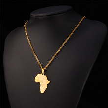 African Necklace Men Jewelry Gift 2015 Fashion New Ethnic 18K Real Gold Plated Necklaces Pendants Women
