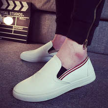 Hip Hop Mens Fashion Loafers PU Leather Shoes breathable moccasins low shoes lazy male Flats Mens Walking driving shoe FL082