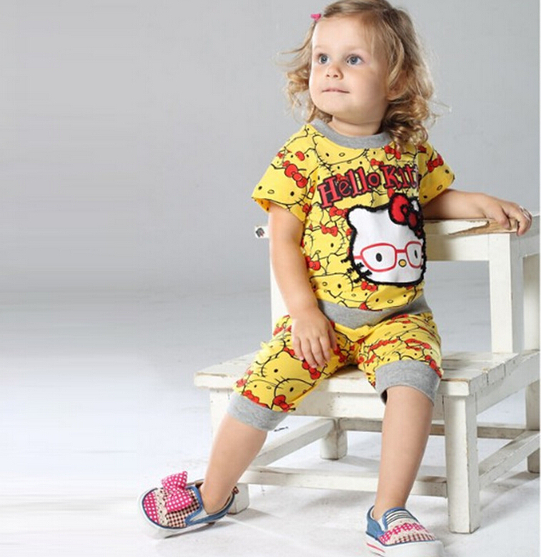Baby Girls Summer Clothes 2015 New Arrival Cotton Short ...