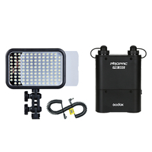 1pcs/lot Godox LED 126 Video Light + PB960 Battery Pack + LX Power Cable Kit For Digital Camera Photography
