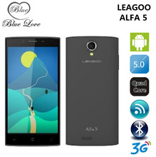 Original Leagoo Alfa 5 SC7731 Quad Core 3G WCDMA smartphone 5 inch IPS HD Screen Android 5.1 1GB RAM 8GB ROM 8.0MP Camera