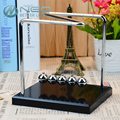 NEO Newton Cradle Physics Pendulum Science Z Type Wood Newton s Cradle Art in Motion Balance