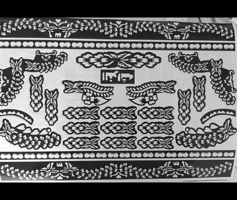 25 36cm large temporary tattoo stencil henna tatoo paste 25 36cm large temporary tattoo stencil henna tatoo paste