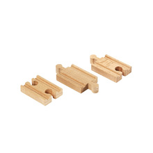 Tomas de madera Bump vía del tren de madera de haya ferrocarril trian slot head juguetes para los niños