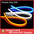 3528 Chips 30CM Colorful DRL Flexible LED Tube Strip Daytime Running Lights Turn Signal Angel Eyes