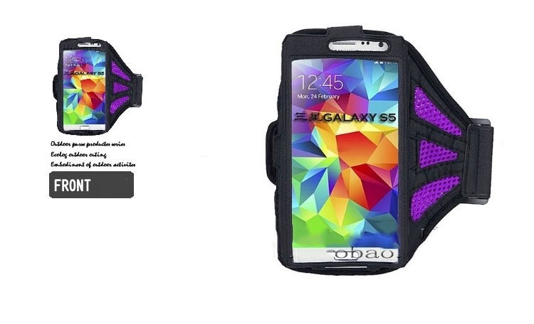 Outdoor Sport Mobile Cell Phone Armband Case Holder Arm Pouch Bag for Running Cycling For Sumsung Galaxy S5 S6 i9600 i9500 i9300 (7)