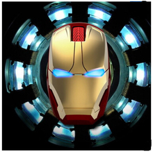 The Most Popular Iron Man Mouse Ergonomic Wireless Gaming Mouse PC Gamer 2.4G Without Delay For Laptop Computer&Notebook Games