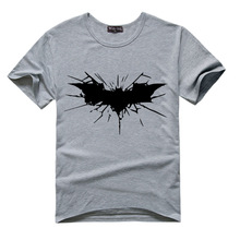 Fashion Batman Fans Print T Shirt Short Sleeve Homme Batman v Superman Casual Creative Tops DC Summer Cotton T-shirts BVS