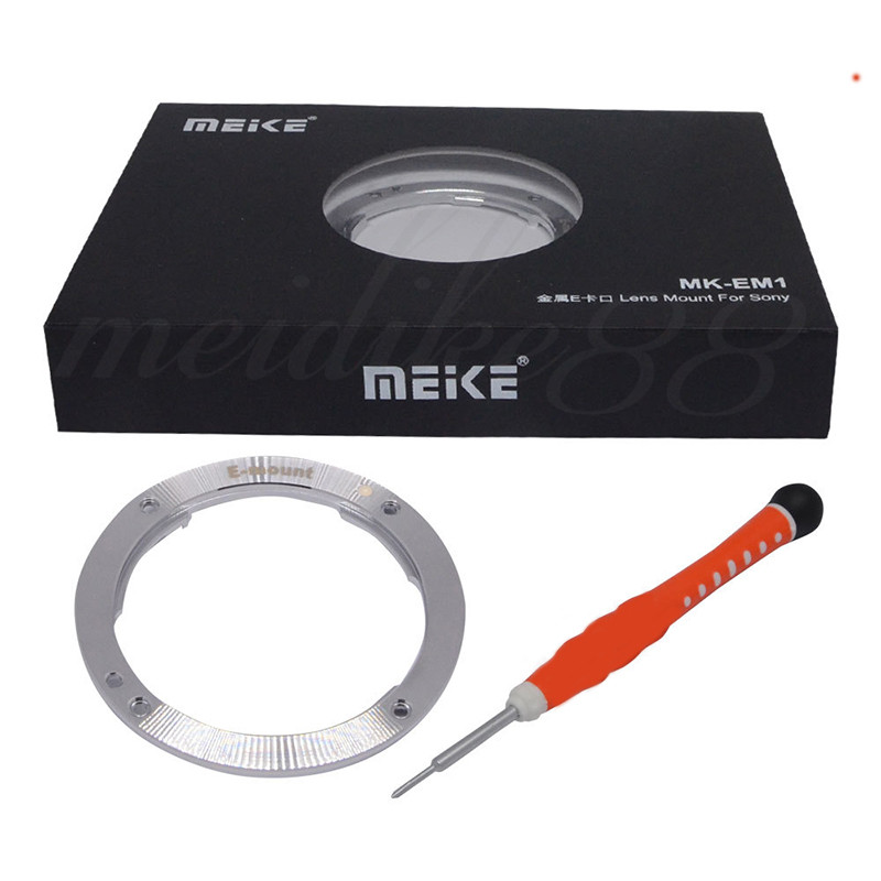 Meike-MK-EM1-Mount-Lens-Adapter-Ring-lens-for-Sony-NEX-3-NEX-5N-NEX-7
