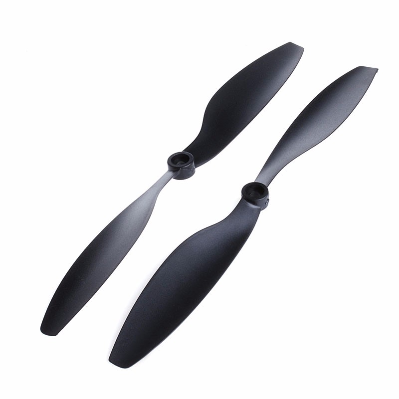 Black /& Red 10-inch Quadcopter or F450 Props 2 CW, 2 CCW 1 Battery Strap RAYCorp 1045 10x4.5 Propellers 4 Pieces