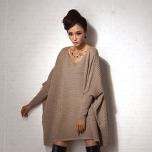 women sweaters pullovers female poncho cloak European American fashion autumn winter pull femme long mantle batswing sleeve