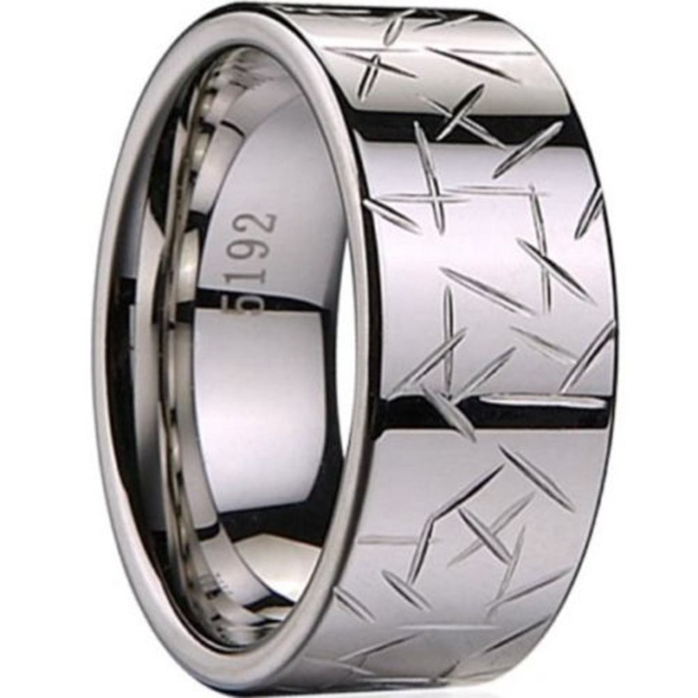 men's 10mm custom size wedding ring