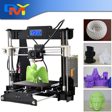 2016 Upgraded Quality High Precision Reprap Prusa i3 DIY 3d Printer kit with 1 Roll Filament 8GB SD card and LCD for Free