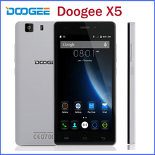 Original Doogee X5 X5C 5.0″ Android 5.1 Mobile Cell Phone Unlocked WCDMA HD 1280×720 IPS Quad Core MT6580 1GB RAM 8GB ROM 8MP