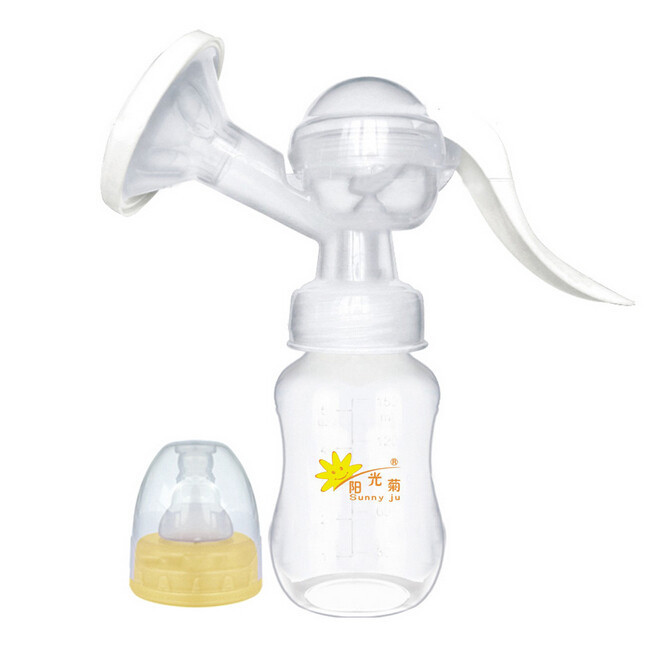 Handle Manual Baby Products Milk Sucking Breast Pump Infant Breast Feeding Bra Pump Health Baby Food Milk Pacifier Bottle (11)