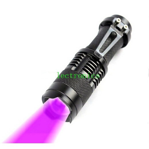 Newest Violet flashlight Mini Portable UV Ultra LED Flashlight Purple Blacklight Torch ultraviolet Lamp lanterna Light