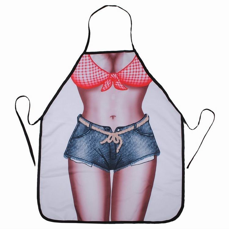 Novelty Sexy Mens Lady Woman Apron Funny Kitchen Baking Cooking Gift Freeshipping