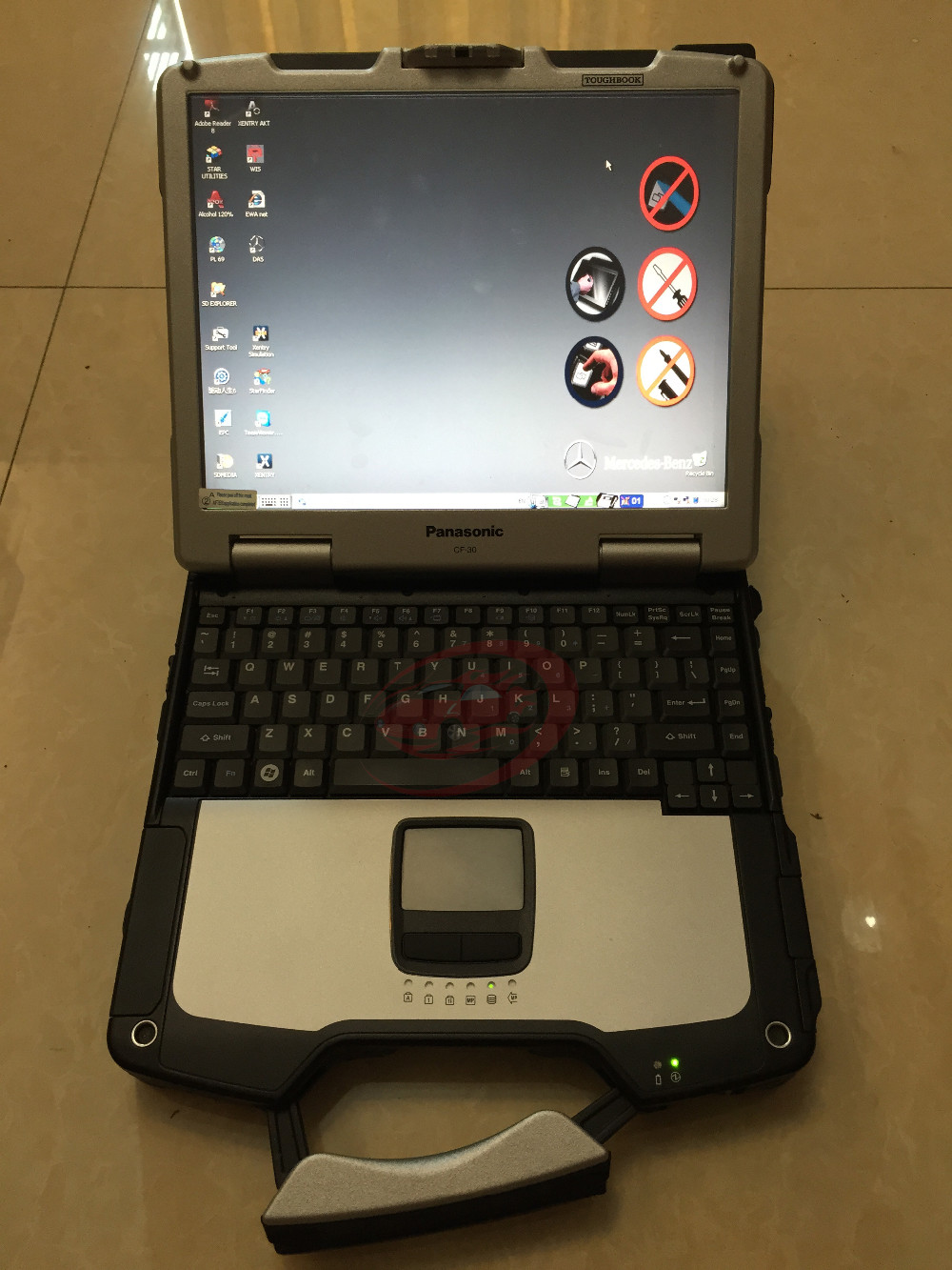 cf-30 laptop work with mb star sd connect c4