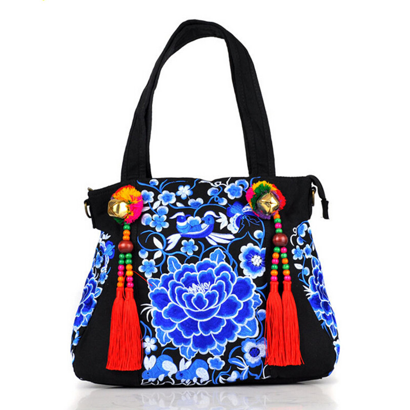 Nation Manual Channel Handbag Characteristic Embroidered Bags Cloth Women Bag Ladies Hand Embroidery Bag Leisure Chinese