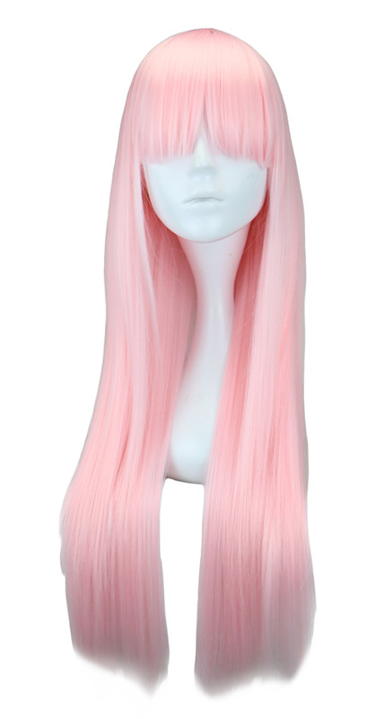 light pink cosplay wig