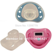 Free shipping Infant Baby Digital Dummy Pacifier Thermometer Soother Trendy Safe IA646 W