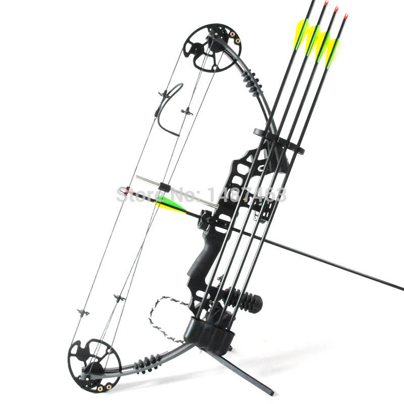 Hunting bow arrow set Super Aluminium alloy handle bow and arrow archery set compound bow right