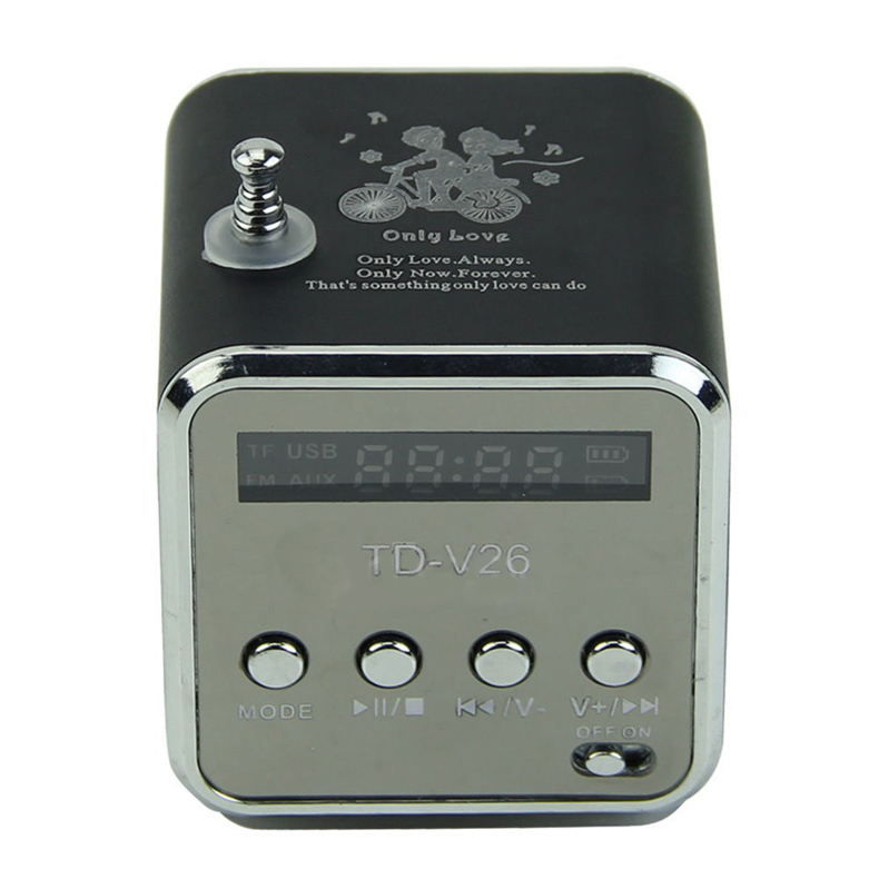 Гаджет  Hot Sale Mini USB Micro SD TF Speaker Music Player FM Stereo Radio Portable Speaker PC MP3  B2C Shop None Бытовая электроника