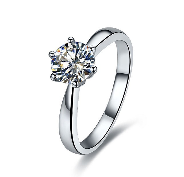 1 diamond engagement rings