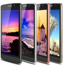 5inch Mobile phone Android 4 4 MTK6572 Dual Core Smartphone ROM 4GB Unlocked WCDMA GPS Dual