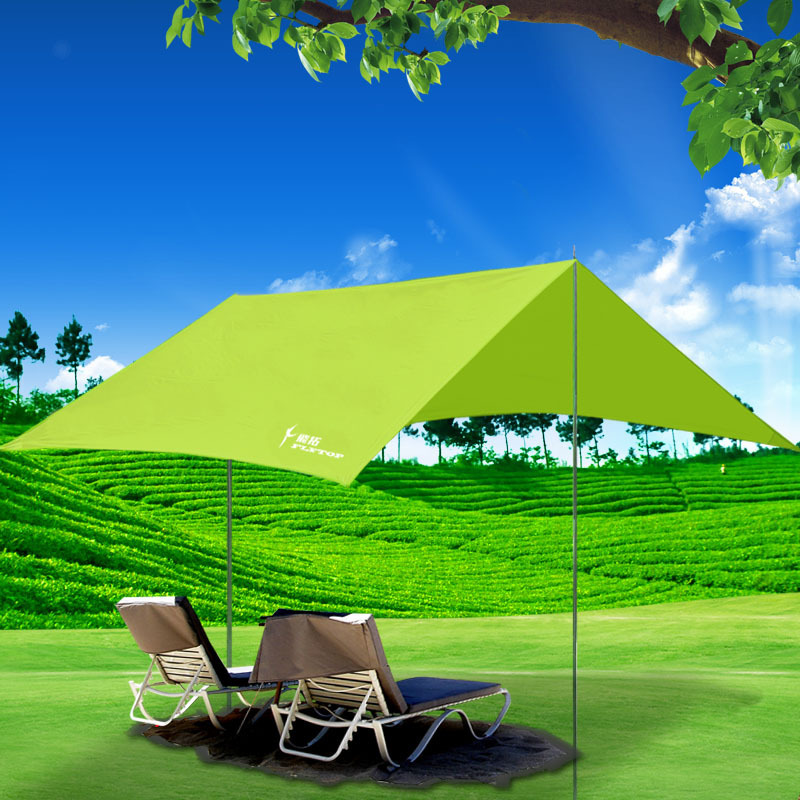 Outdoors large canopy tents rain-proof UV-proof camping tent beach party awning fishing tent factory wholesale